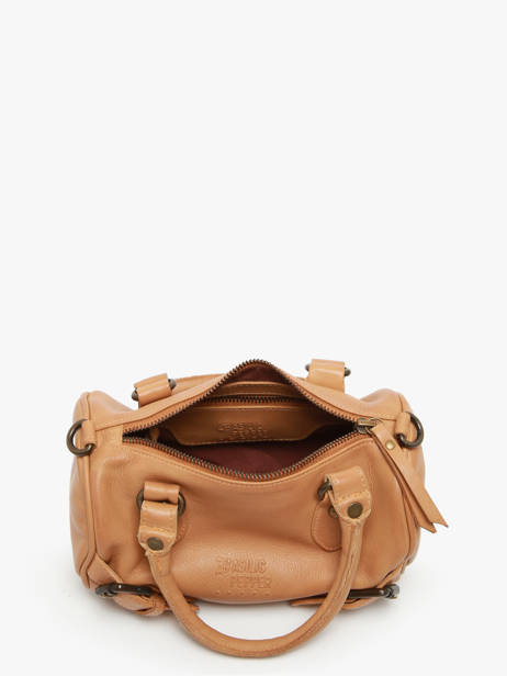 Cross Body Tas Strappy Leder Basilic pepper Bruin strappy BSTR01 ander zicht 4